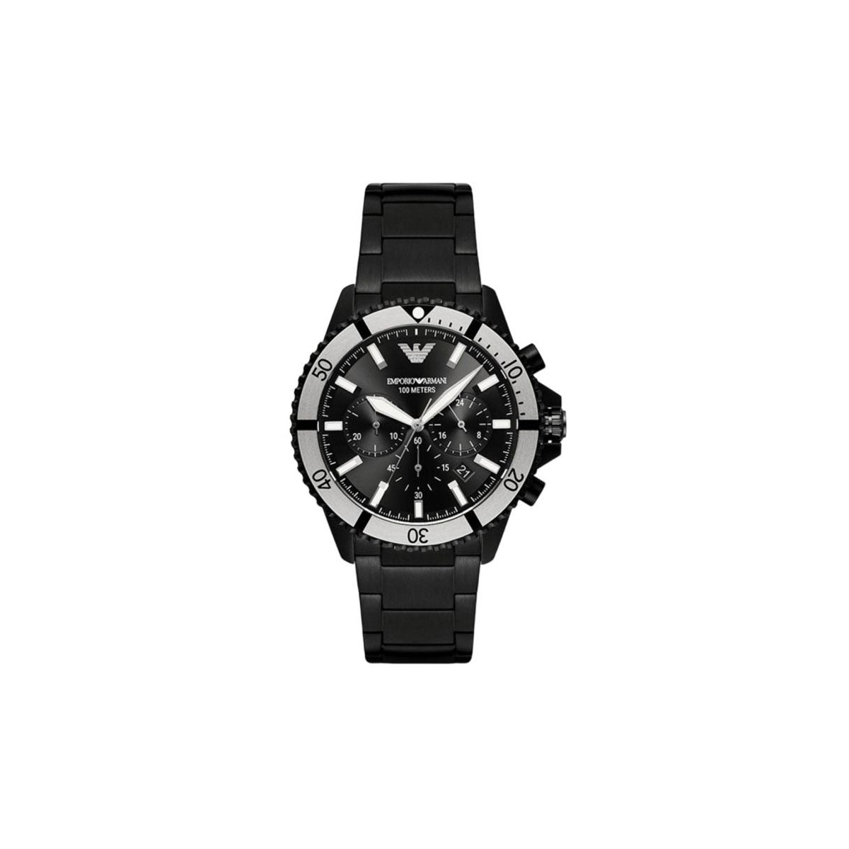 Emporio Armani AR80050 Men's Watch 43 Mm Black